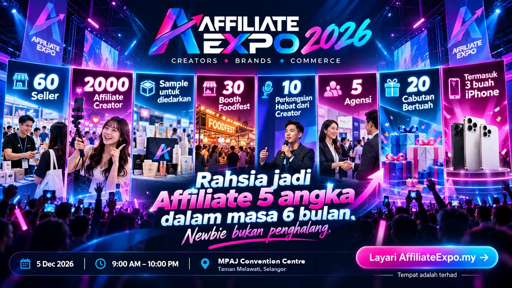 Affiliate Expo 2026 — 5 Dis 2026, Dewan MPAJ
