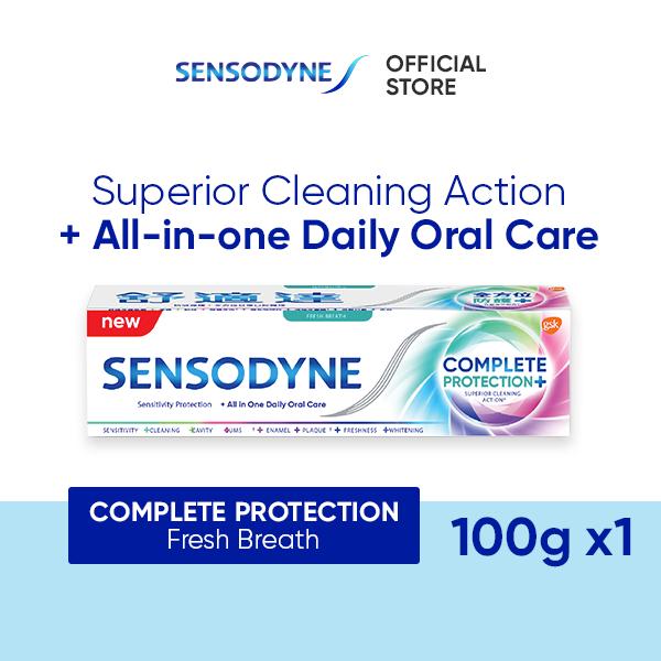 SENSODYNE Toothpaste Complete Protection, 7-In-1 Benefits for Complete Daily Care, Multi Benefits, Extra Fresh, 100g x 1