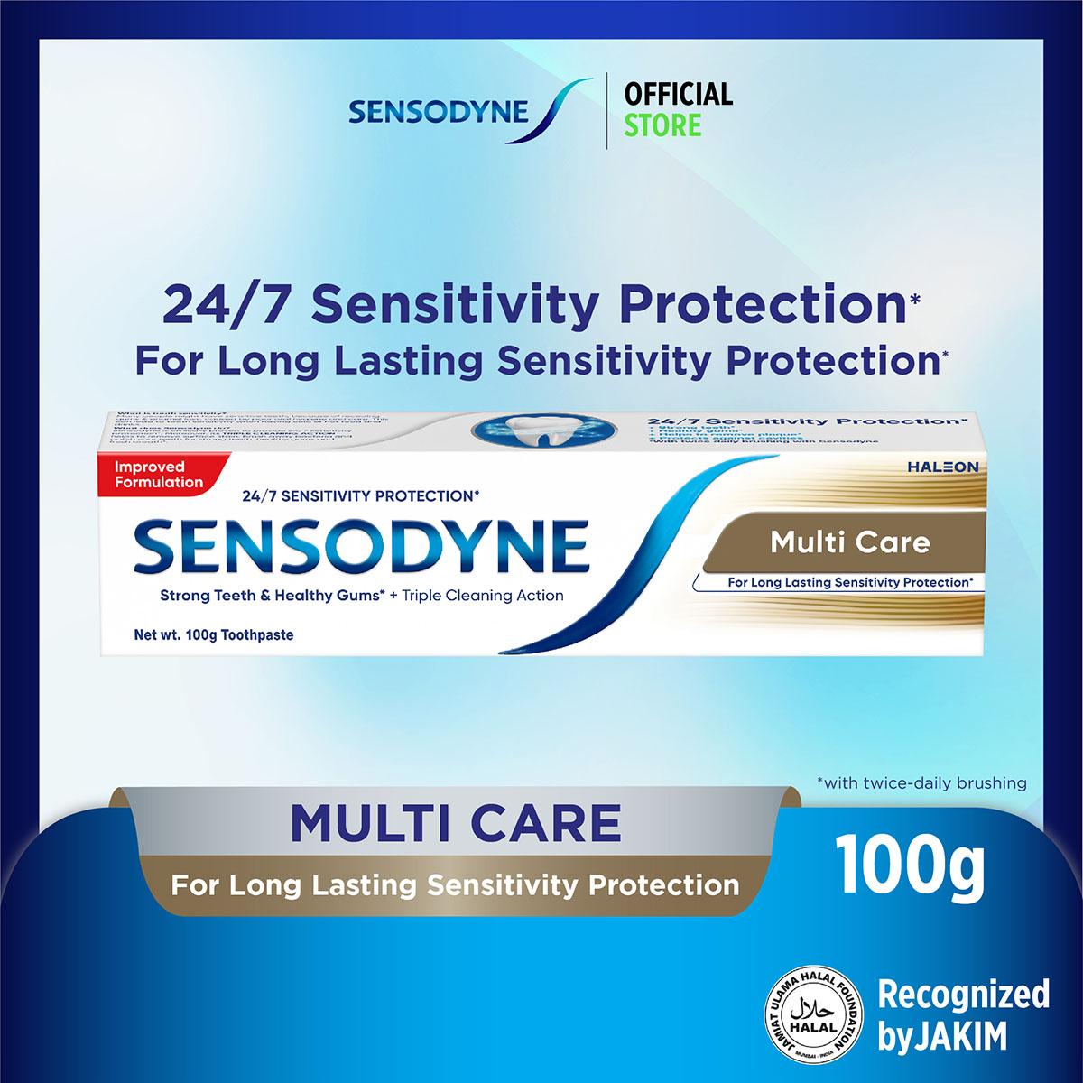 SENSODYNE Toothpaste Daily Protection, Fights Cavities, Multi Care 100g x 1