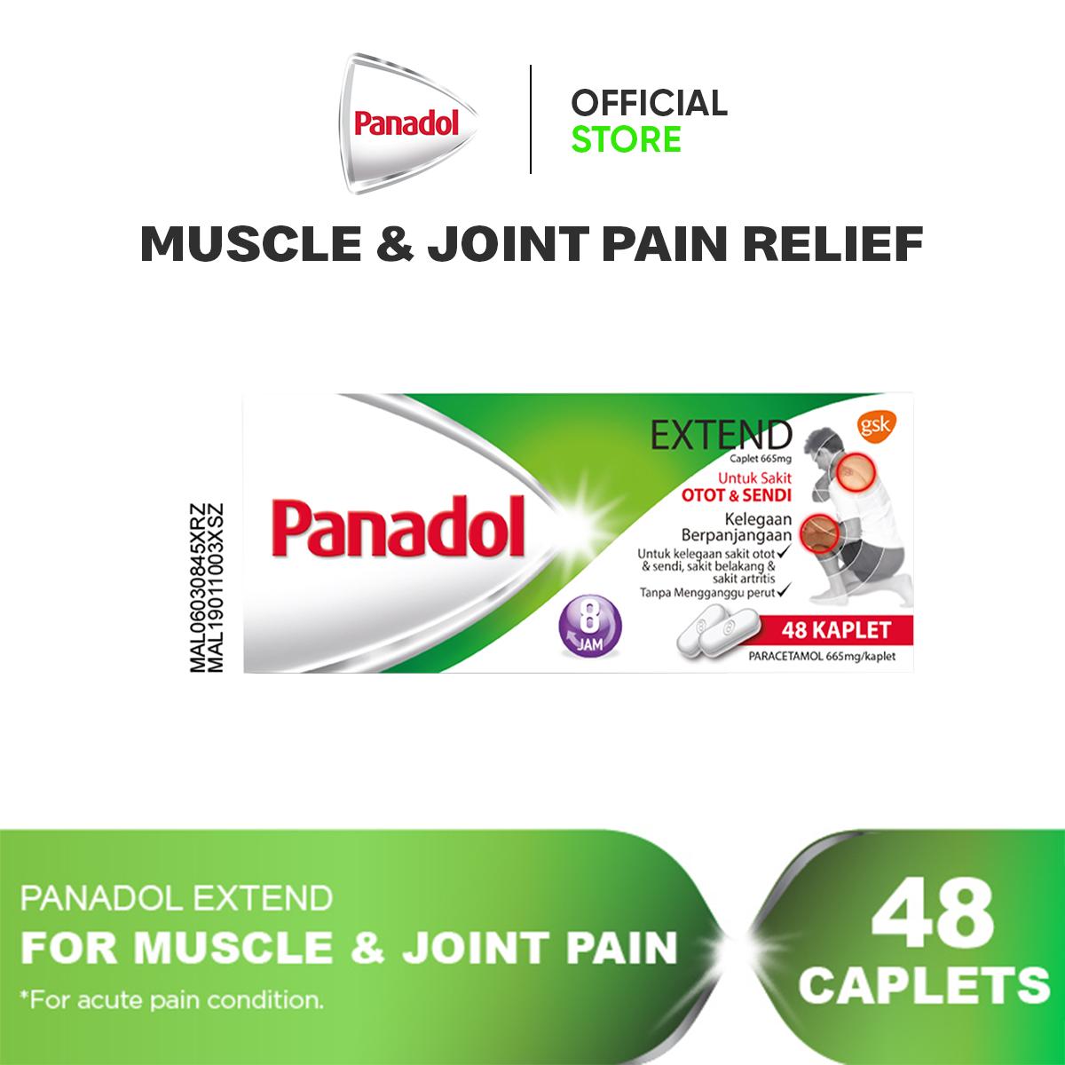 Panadol Extend for Muscle and Joint Pain Relief (48's)