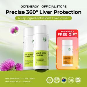 [Buy Bundle Get Free VC] OXYENERGY Milk Thistle 36's, Liver Health Care，Good For Maintain Balance, HALAL, MAL Registered