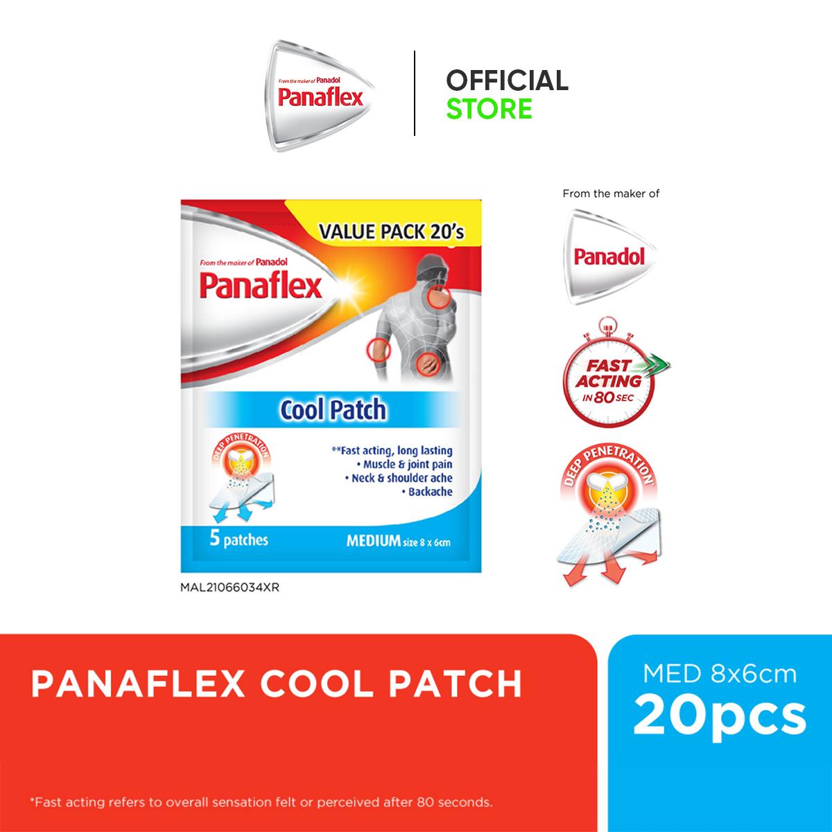 Panaflex Cool Patch for Pain Relief (20s) - From the maker of Panadol