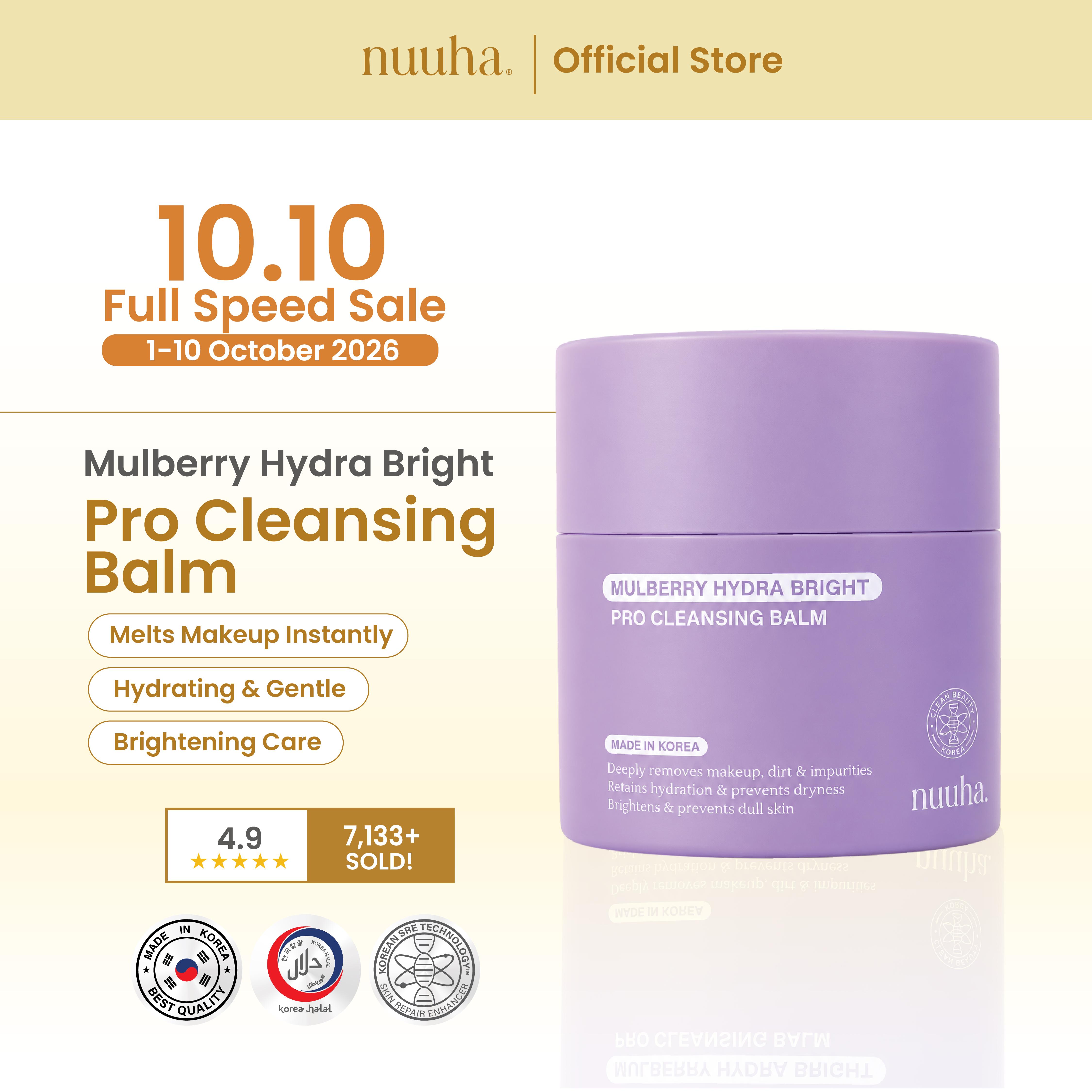 NUUHA BEAUTY Mulberry Hydra Bright Pro Cleansing Balm