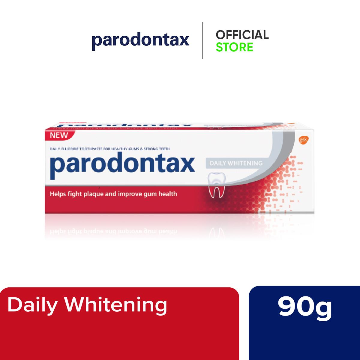 parodontax DAILY WHITENING Toothpaste to Restore Natural Whiteness and Improve Gum Health (90g)