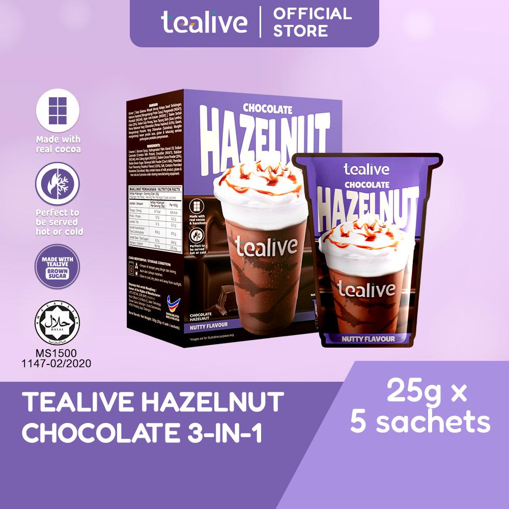 Tealive Hazelnut Chocolate 3-in-1