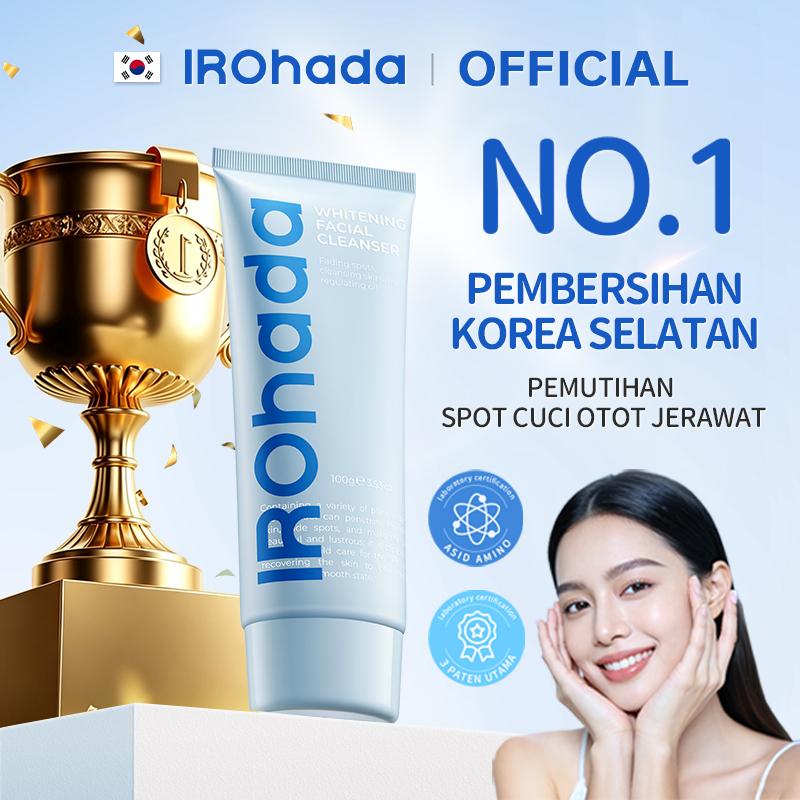 [IROHADA] BEST SELLER Acne Control Face Wash: Hilangkan Jerawat, Minyak & Blackhead | Gentle Daily Cleanser | Kulit Lembut | Facial Wajah