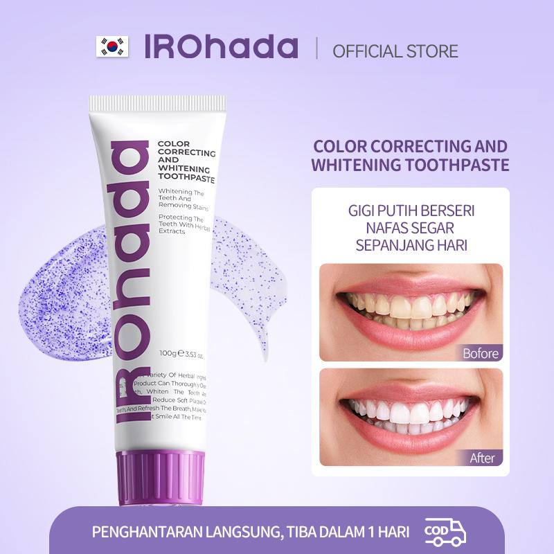 【IROHADA】Pasta Gigi Pemutih & Penjaga Nafas Segar Teknologi Cegah Noda Gigi - 100% Asli dari Kedai Rasmi