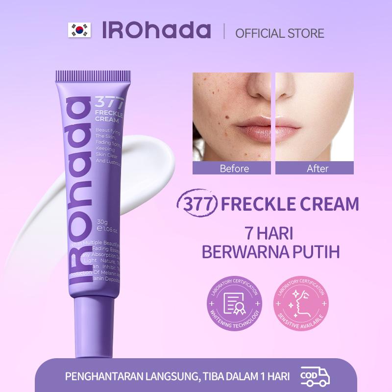 IROHADA Krim Wajah 30g | Cerah, Halus & Bebas Flek Hitam – Hasil Terbukti dalam 7 Hari! | Kulit Mencerahkan Moisturizers