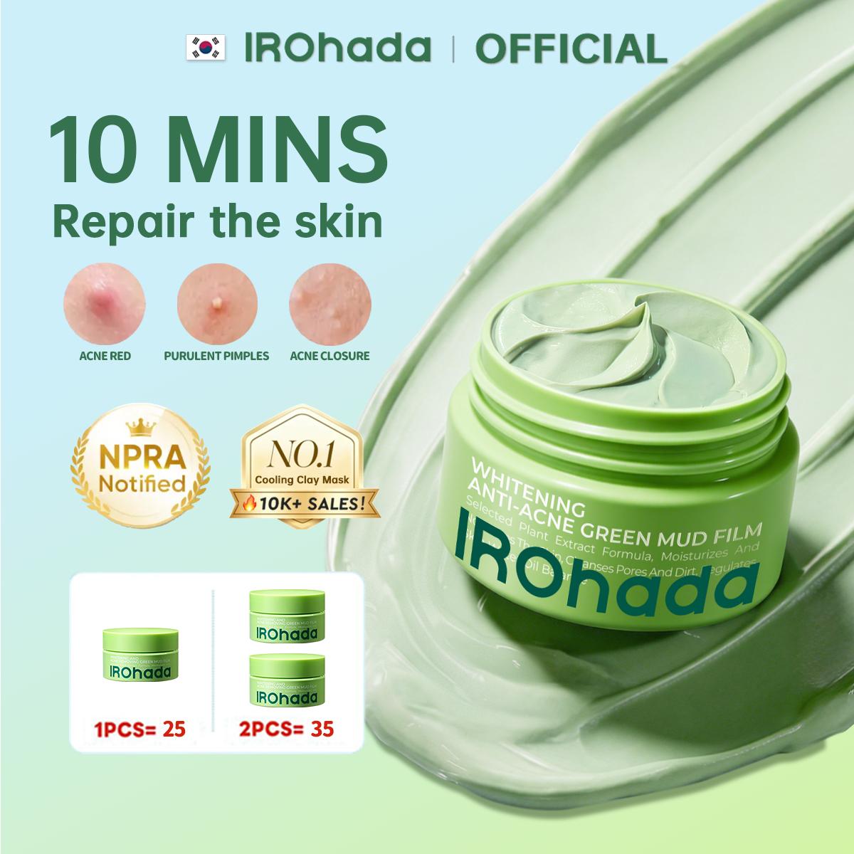「IROHADA」 Masker Lumpur Viral 2025! Jerawat Kecut, Noda Hilang, Kulit Glowing Putih – Ribuan Review Positif Dah Bukti!