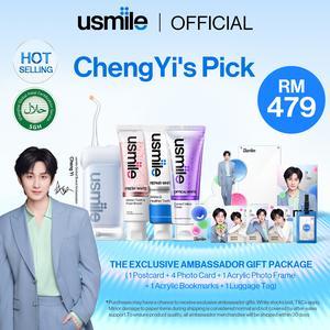 [ChengYi's Pick] usmile C10 Portable Water Flosser+1Fresh White & 1Repair White & 1Optical White Toothpaste+ChengYi's Big Gift Package | Comfy Stream | 95 Days Battery Life | 4 Modes | IPX7 Waterproof | Oral Irrigator | COD | Teethwhitening