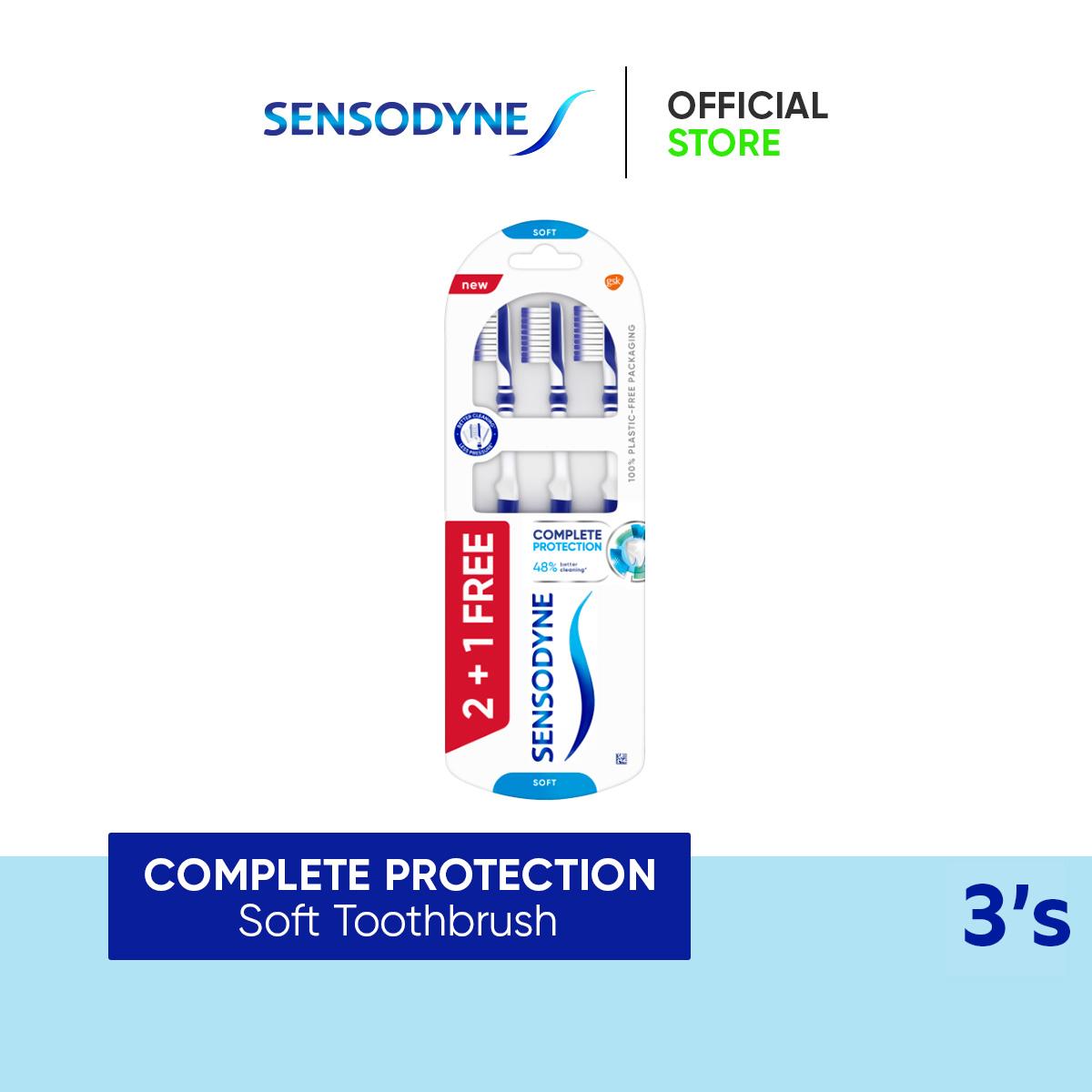 Sensodyne Complete Protection Toothbrush Soft 3’s