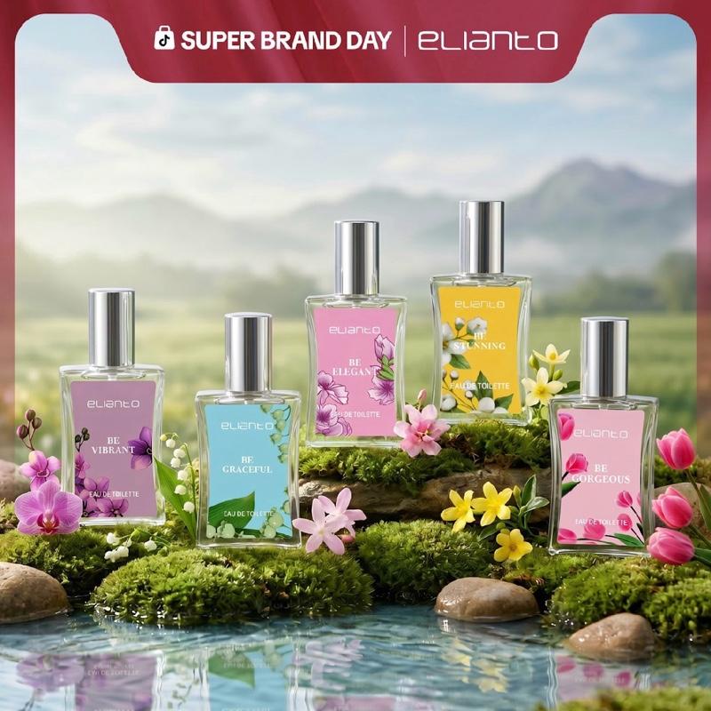 Elianto Be Eau De Toilette (Versatile scent for day or night wear,Fruity.Floral, Tahan lama)