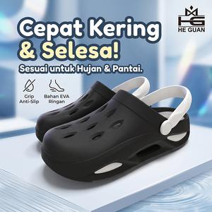 【COD】Kasut slip-on EVA uniseks yang selesa untuk aktiviti luar | Sandal pantai kalis air dan anti-gelincir | Bayar semasa penghantaran