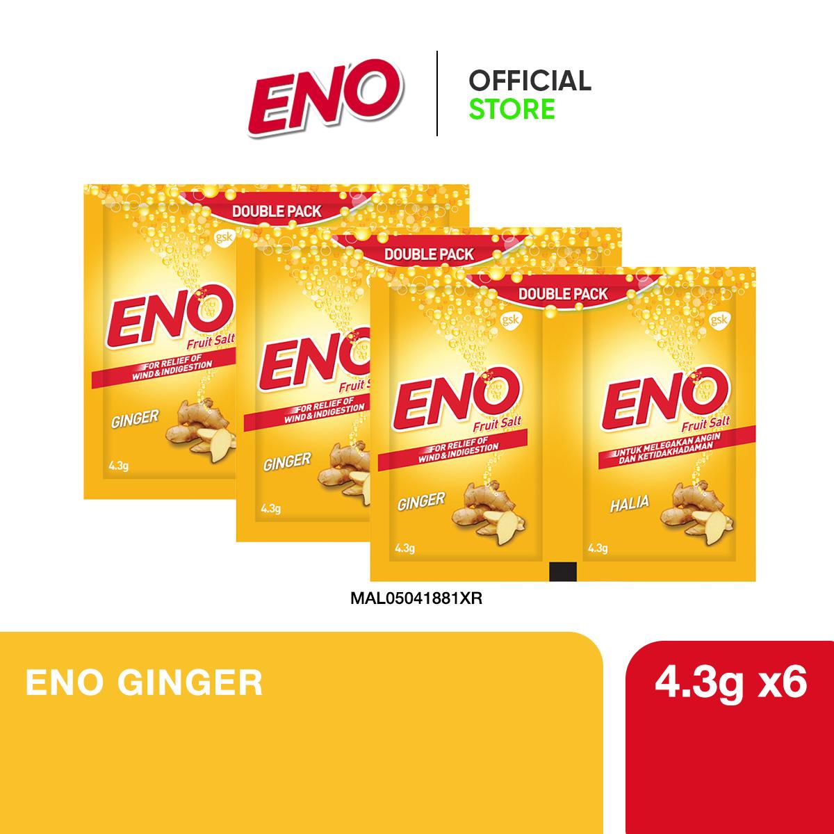 ENO Fruit Salt Ginger Sachet 4.3gm Double Pack