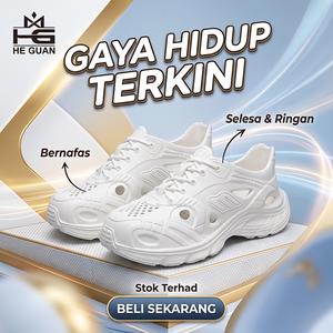 【Model Terkini 2026 Kasut Air】 — kasut getah tapak tebal yang menambah ketinggian, anti‑gelincir, kalis air, ringan, selesa dan berpatutan, cepat kering; sesuai untuk lelaki dan wanita