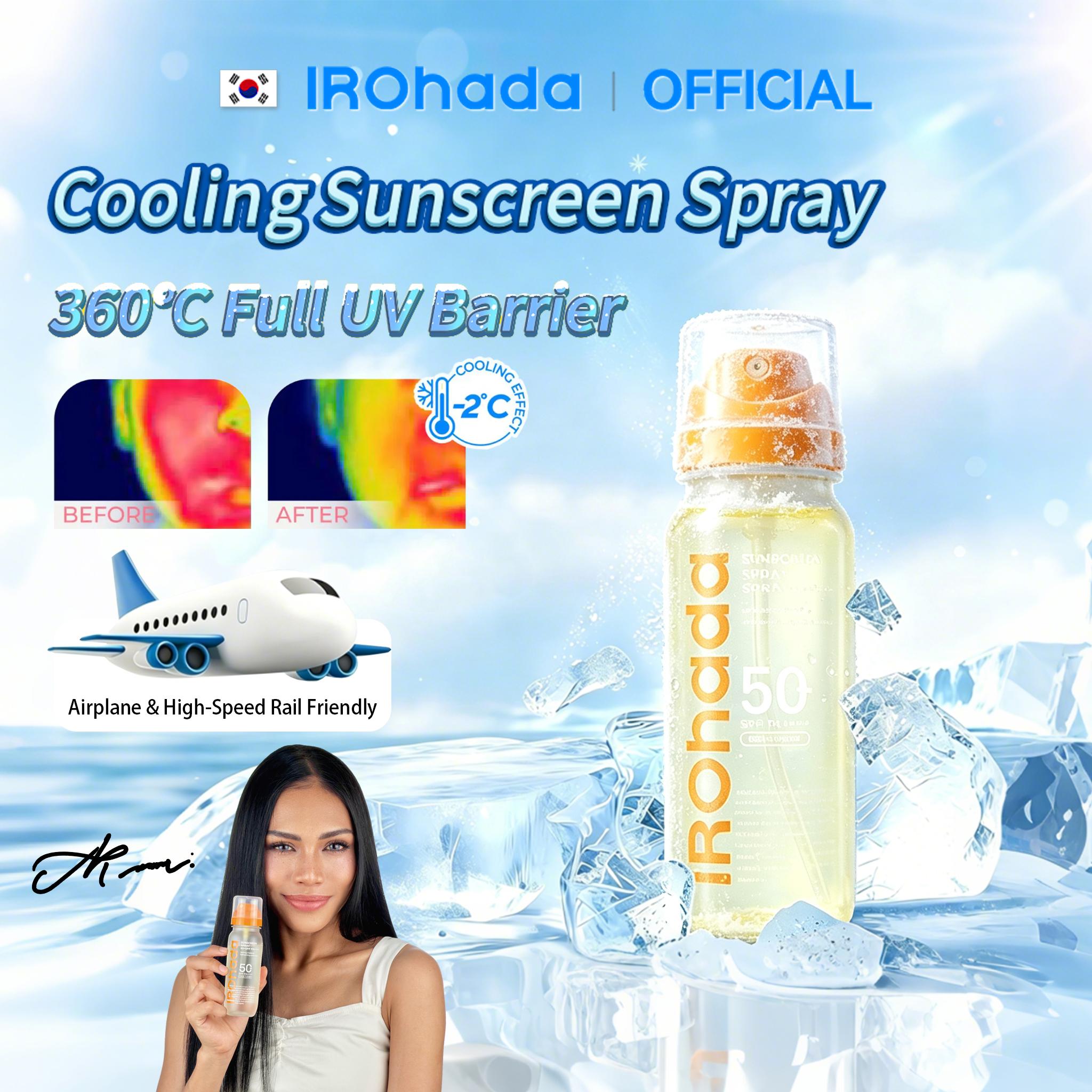 [NEW LAUNCH] IROHADA Sunscreen Mist SPF50+ PA++++ 90ml Pelindung Sinaran UVA & UVB Tidak Melekit Untuk Muka & Badan