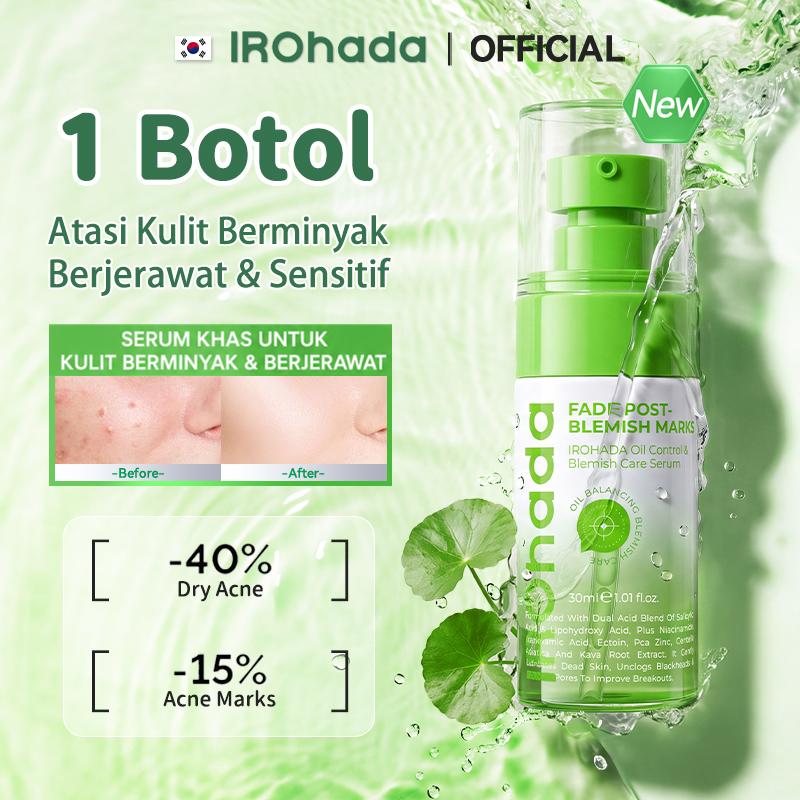 [NEW LAUNCH] IROHADA Fade Post Blemish Marks Serum | Serum Anti-Jerawat & Pudar Bekas Jerawat | Kawal Minyak | Untuk Kulit Berminyak, Berjerawat & Sensitif